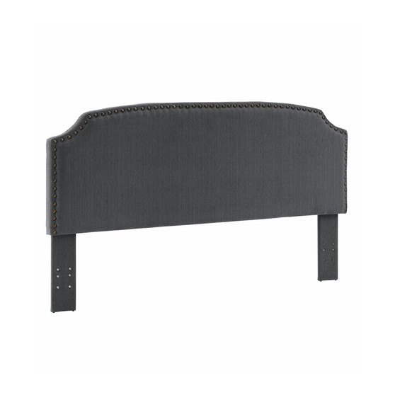 Upholstered Headboard with Nailheads, California King or King Size