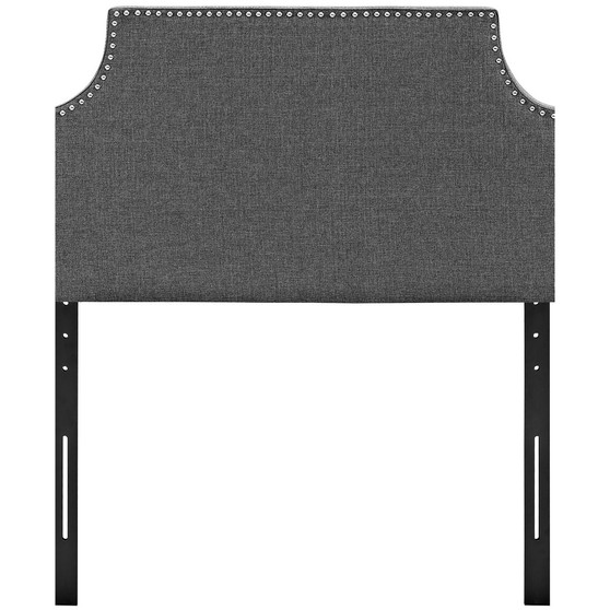 Laura Twin Upholstered Fabric Headboard