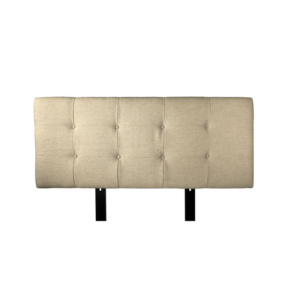 Ali Button Tufted Upholstered California King Headboard