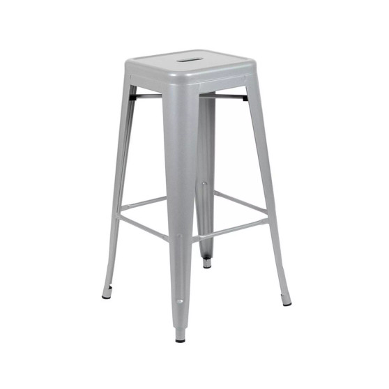 4 Pack Stackable 30" High Metal Indoor Barstool