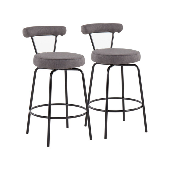 Rhonda Contemporary Counter Stool, Set of 2