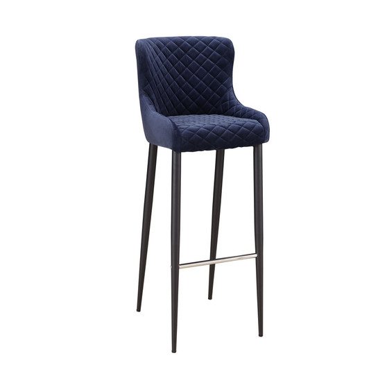 Etta Bar Stool Dark Blue