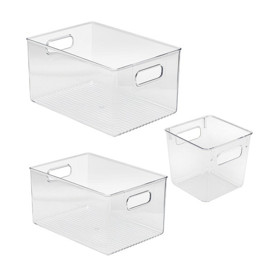 Bin Containers Set, 3 Pieces