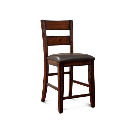 Arlen Dark Cherry Counter Stool (Set of 2)