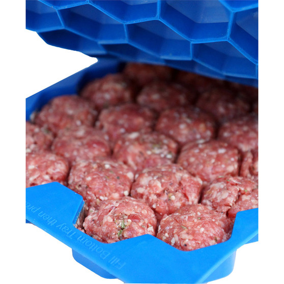 Meatball Master Innovative 32-In-1 Meatball Maker And Freezer Container