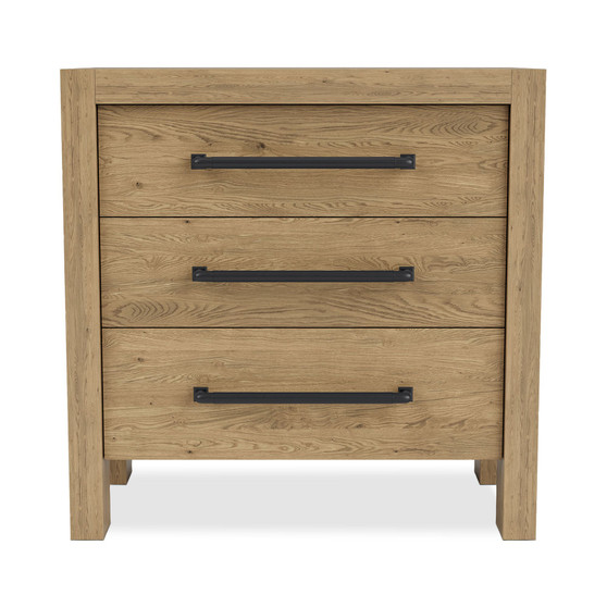 Davie Three Drawer Nightstand