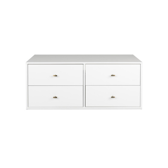 Floating 4-Drawer Dresser