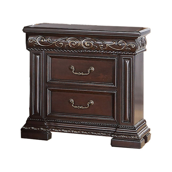 Africa 2-Drawer Nightstand