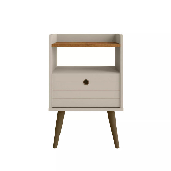 Bogart 27.16" Medium Density Fiberboard 1-Drawer Nightstand
