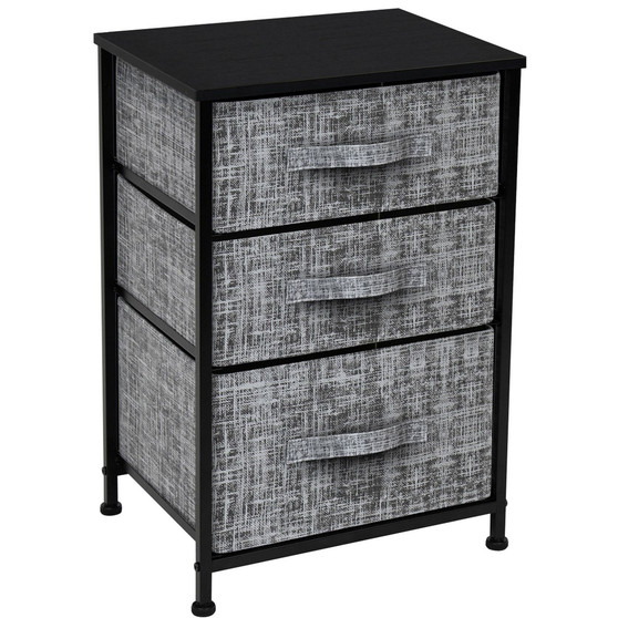 End Table with 3-Drawers