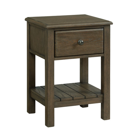 Parker Mocha 1-Drawer Nightstand, Created for Macy's