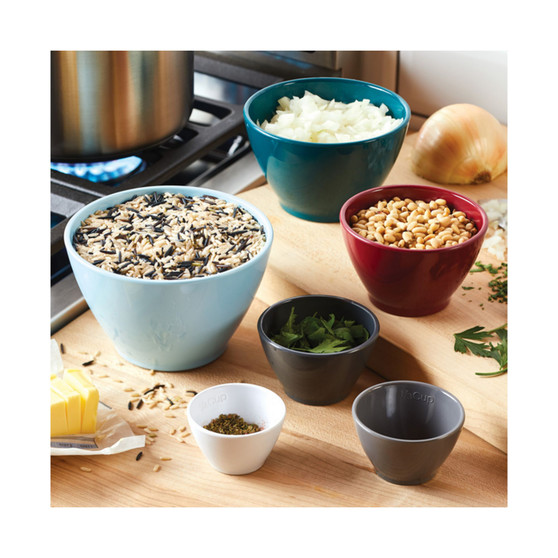 Cucina Melamine Nesting Measuring Cups, Set of 6