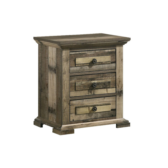 Shayne 3-Drawer Nightstand