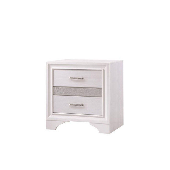 Baychester Contemporary Two-Drawer Nightstand