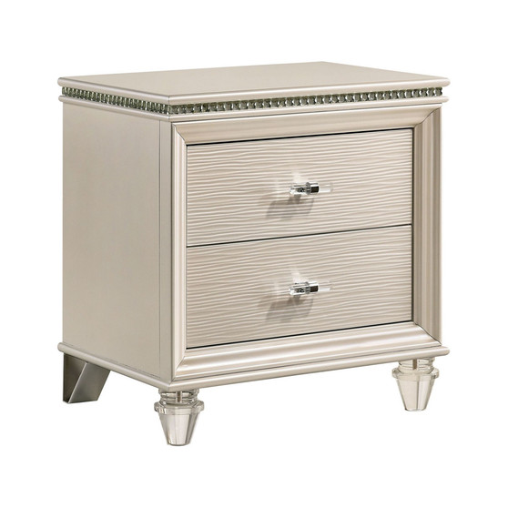 Shayer Pearl 2-Drawer Nightstand