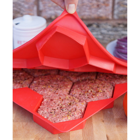 Burger Master 8 In 1 Burger Press And Freezer Container