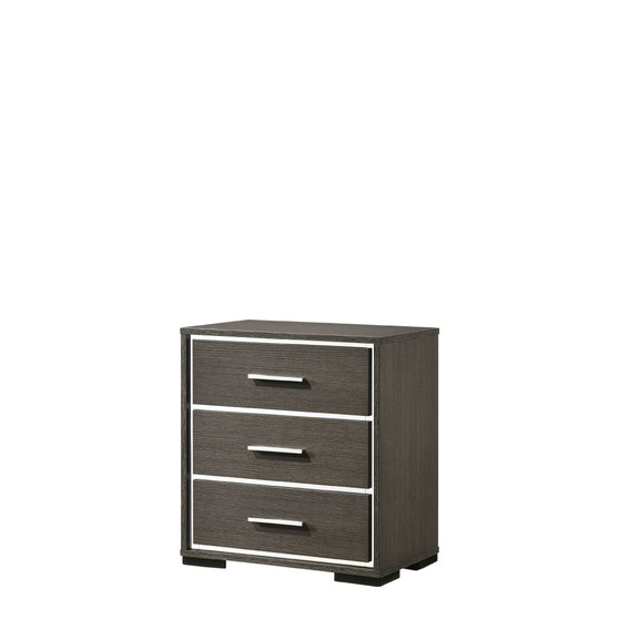Escher Nightstand with USB Charging Dock