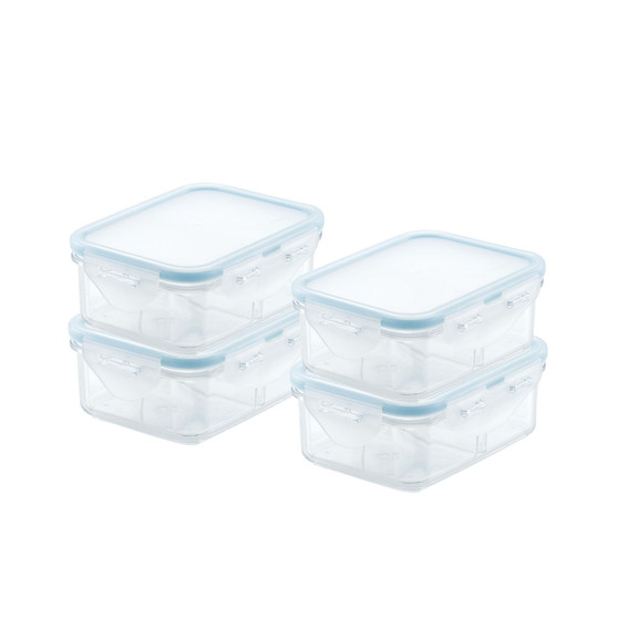 Purely Better™ 8-Pc. Rectangular Food Storage Containers with Dividers, 12-Oz.