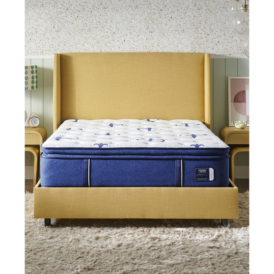 Studio Medium Euro Pillowtop 14.5" Mattress Set- Queen Split