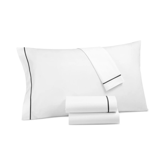 Italian Percale Cotton 4-Pc. Set, Full Sheet, Created for Macy's
