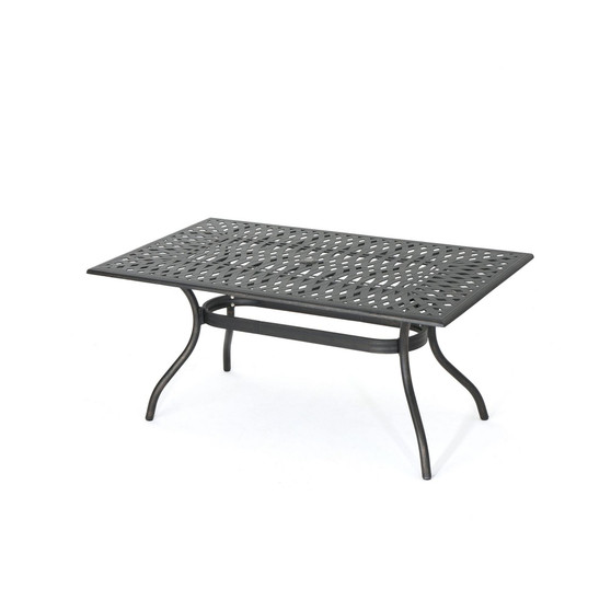Austin Outdoor Cast Rectangular Dining Table