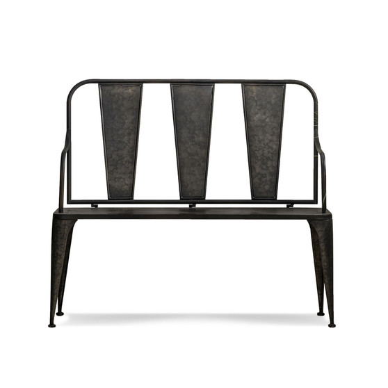 Lors Galvanized Iron Garden Bench