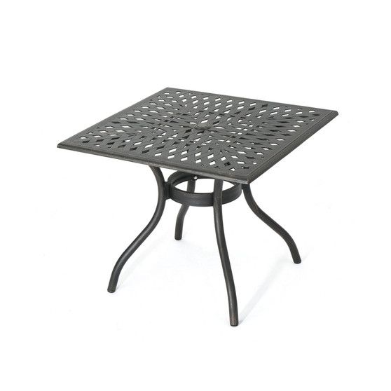 Austin Outdoor Cast Square Dining Table