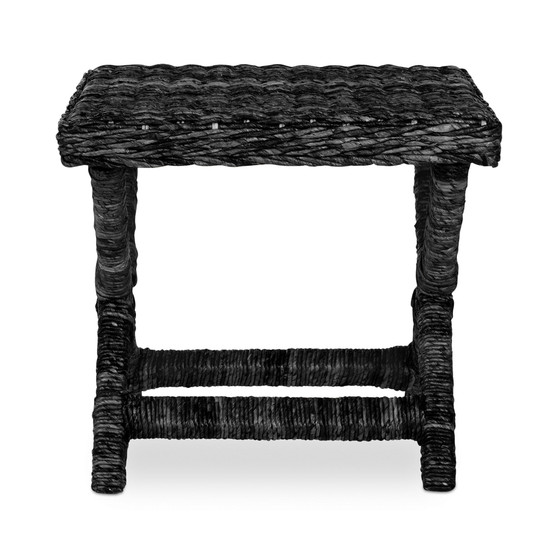 Lacey Indoor/Outdoor Single Wicker Bench