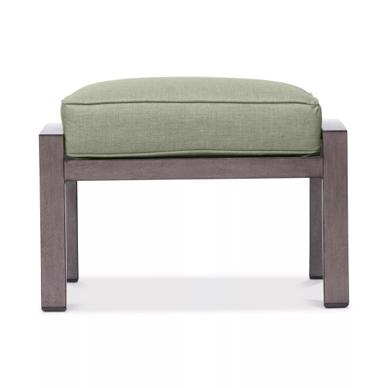 Tara Aluminum Outdoor Ottoman, Created for Macy's