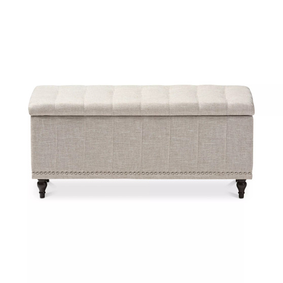 Kaylee Button-Tufted Storage Ottoman Bench