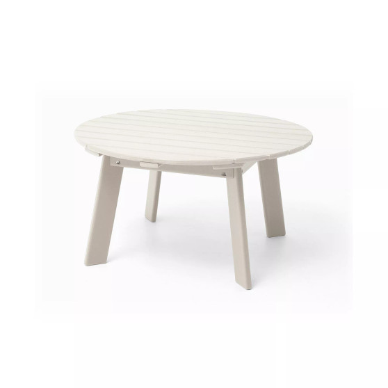 35.5" D Outdoor Patio Round Coffee Table