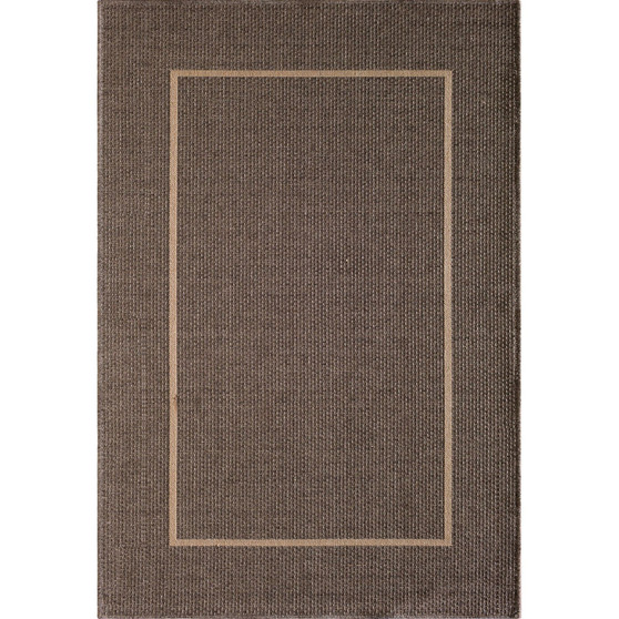 Napoli Long Floats Brown 5'3" x 7'7" Outdoor Area Rug