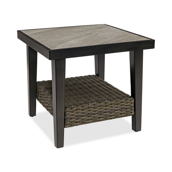 Belmont Outdoor 24"x24" Tile Top Side Table