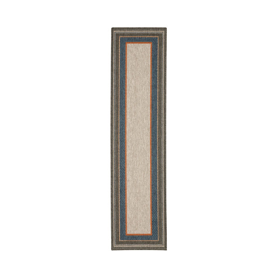 Scope SCO10 Gray 1'10" x 7'6" Runner Rug