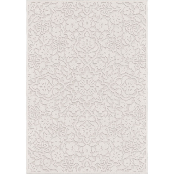 Bourne Cottage Floral Neutral 5'2" x 7'6" Outdoor Area Rug