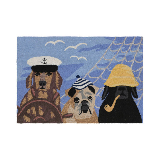 Frontporch Arrf Ye Mateys Ocean 1'8" x 2'6" Outdoor Area Rug
