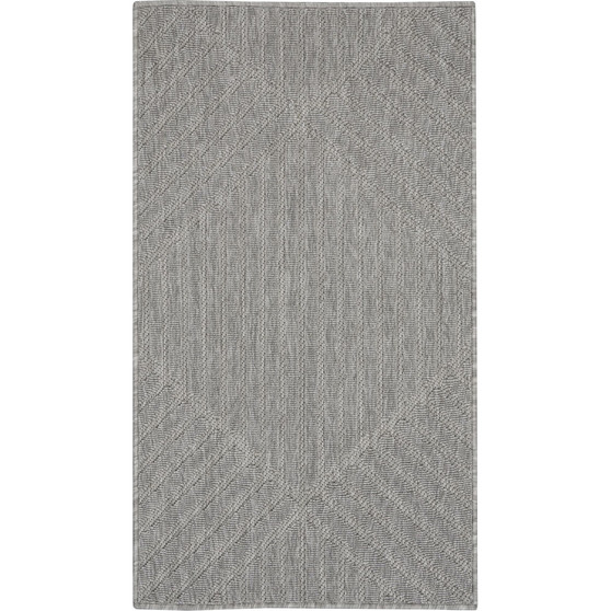 Cozumel CZM05 Silver 2'2" x 3'9" Outdoor Area Rug
