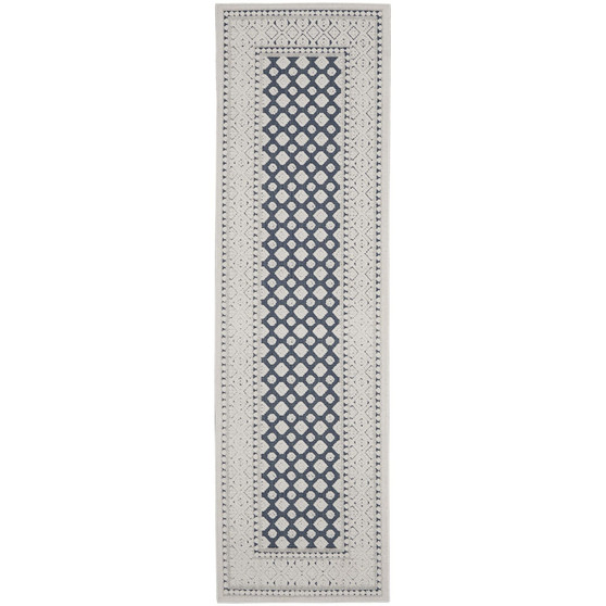 Key Largo KLG02 Blue 2'2" x 7'6" Runner Rug