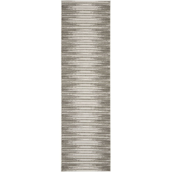 Key Largo KLG01 Silver 2'2" x 7'6" Runner Rug