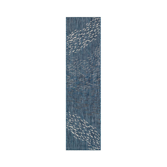 Liora Manne Carmel School of Fish 1'11" x 7'6" Runner Rug