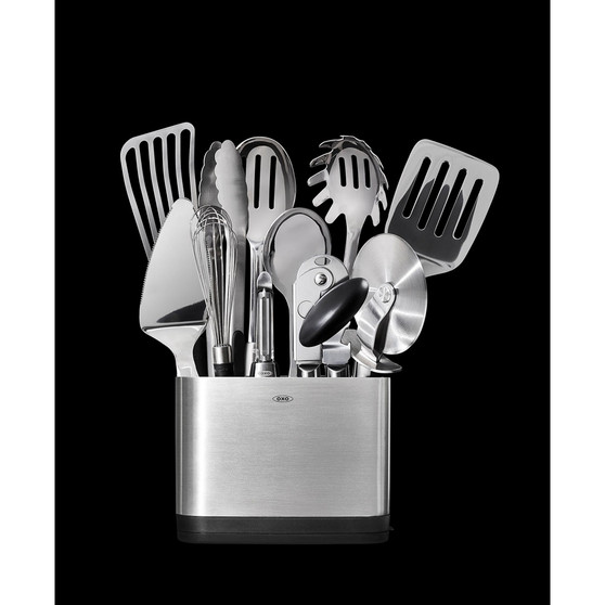 15-Pc. Steel Utensil Set