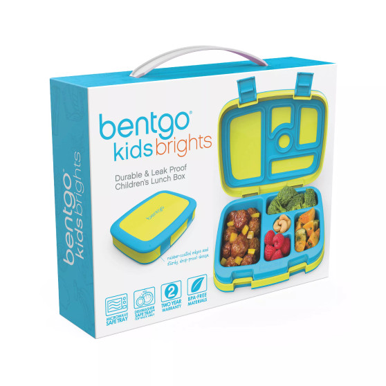 Kids Brights 5-Compartment Bento Lunch Box