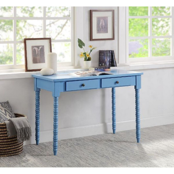 Altmar Writing Desk, Blue Finish 93009
