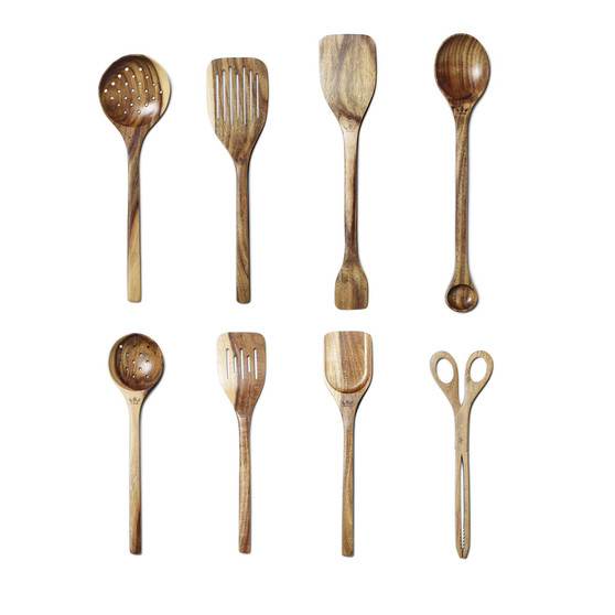 Wooden Utensil 8-Piece Set