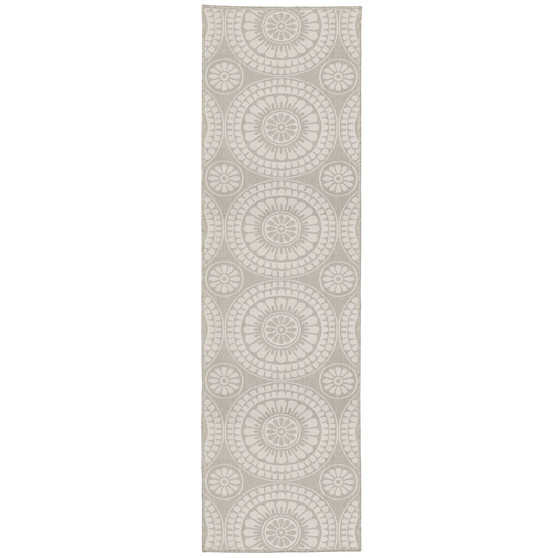 Genoa Outdoor 1832GNA 1'10" x 7'3" Runner Area Rug