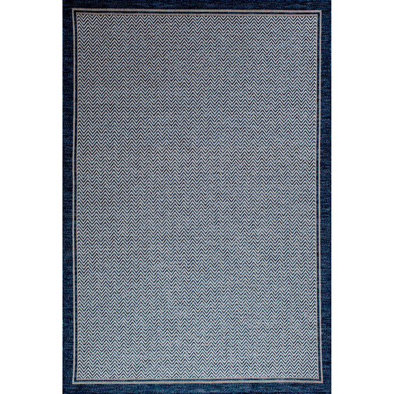 Palermo Dunedin Blue 5'3" x 7'7" Outdoor Area Rug