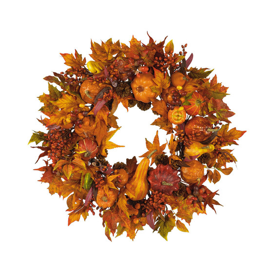 28" Harvest Wreath