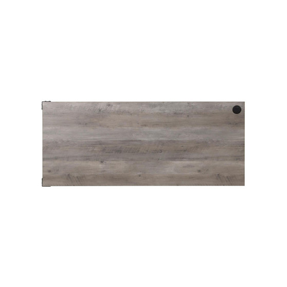 Zakwani Writing Desk, Gray Oak & Black Finish OF00001