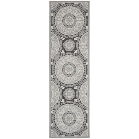 Key Largo KLG03 Gray 2'2" x 7'6" Runner Rug