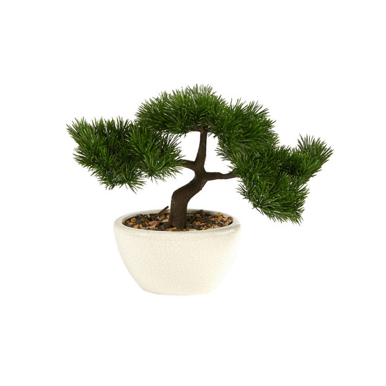 10" Cedar Bonsai Artificial Tree in Decorative Planter